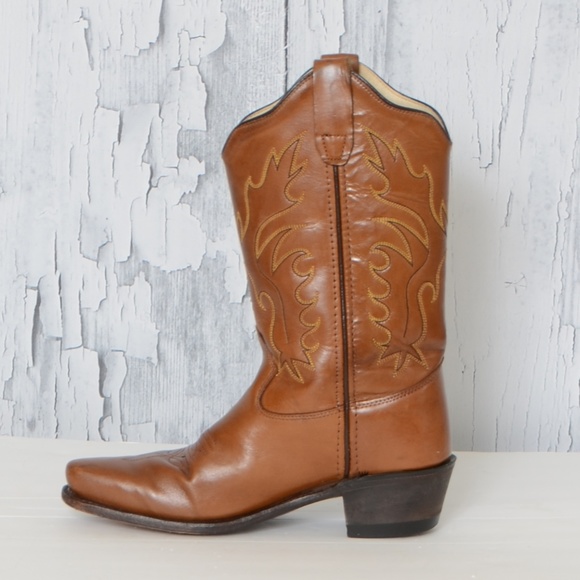 **OLD WEST**REAL LEATHER**BOOTS**UNISEX - Picture 3 of 5